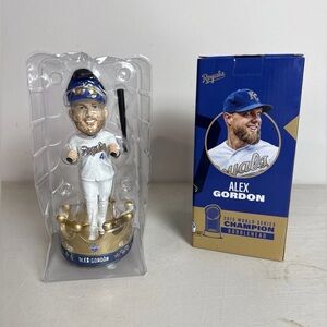 Alex Gordon Kansas City Royals MLB 2025 SGA Bobblehead NIB 2015 WS Champs